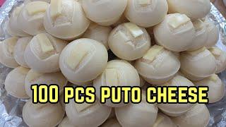 Wow! May pa order tayo ulit| 100pcs Puto Cheese | 1 kilo Recipe| Milas Kitchen