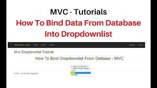 mvc dropdownlist create bind from database c#4.6 using viewbag