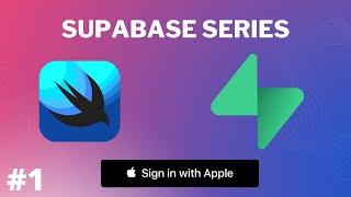 Sign in with Apple using Supabase Auth | Supabase Swift Series