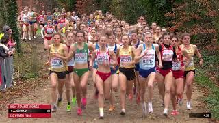 Women's U20 Euro Cross Champs in Dublin in December 2021