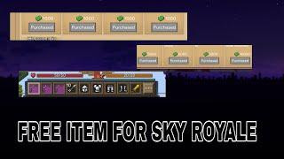 FREE SHOPPING ITEM AT SKY ROYALE 2.83.1!