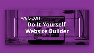 Do-It-Yourself Website Builder with Web.com