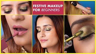 My Festive Makeup Routine | You Need To Start Doing This! | Follow Along For Beginners