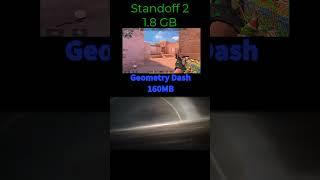 Standoff 2 VS Geometry Dash 2.2 #shorts #geometrydash #meme