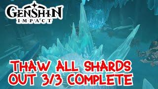 THAW ALL THE SHARDS OUT 3/3 GENSHIN IMPACT