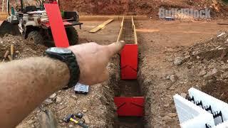 How to Create and Pour Step Footings in an ICF Project