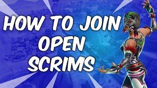 HOW TO JOIN OPEN SCRIMS (FORMERLY T1 SCRIMS)