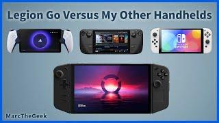 Legion Go Compared to My Other Handheld Devices