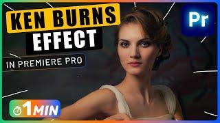 How to do KEN BURNS Effect in Premiere Pro