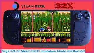 Sega 32X Emulation How To on Steam Deck! PicoDrive Emulation Tutorial, Guide and Review!