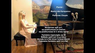 Maria Lida Karapanou Performs Chopin