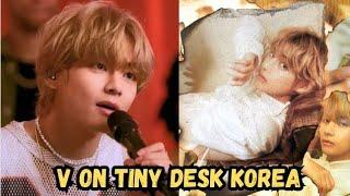 Taehyung on Tiny Desk Korea, Another Video of V