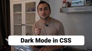 Implement dark mode in CSS