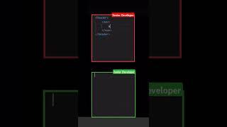 Junior Vs Senior Developer #programming #html #javascript #webdevelopment #html5 #webdesign  #css3