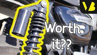 TEC Bike Parts suspension for the Triumph Speed Twin // The One Where He Drops His Motorcycle