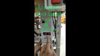 HO HSING Board Speed lock & Unlock How to do it !