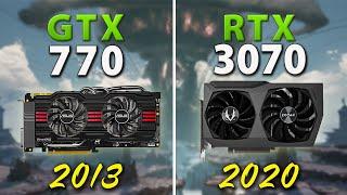 GTX 770 vs RTX 3070 - 7 Years Difference