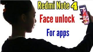 Redmi Note 4 Face Unlock for Apps !! MIUI 10 FaceID