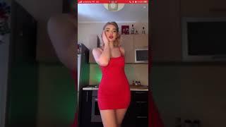 Bigolive russian hot girl twerk( rus kızlar erotik dans mini etek seksi dans)