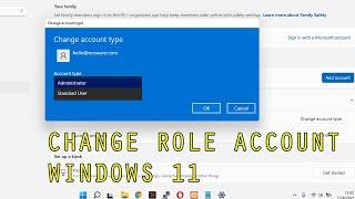 How to Change Administrator Account on Windows 11