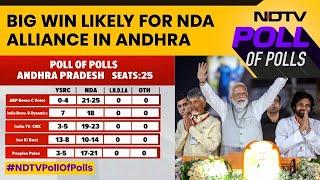 Exit Poll Results Of Andhra Pradesh | Big Win Likely For BJP-TDP-JanaSena Alliance In Andhra