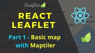 How to integrate open street maps in react using leaflet and maptiler | React Leaflet | Part 1