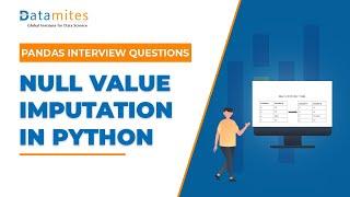 Missing value imputation in Python | Python Pandas Tutorial