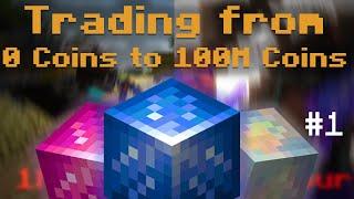 Trading from NOTHING to 100 MILLION Coins - Part 1 (Hypixel Skyblock)