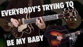 Everybody's Trying To Be My Baby - Studio cover - Guitar, Vocals, Bass, Drums, Acoustic