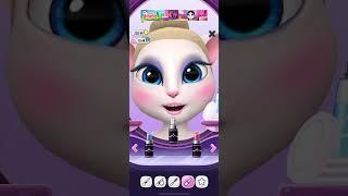 Angela’s Stunning Makeup Look  | Beauty Time in My Talking Angela! #talkingangela #angelangela