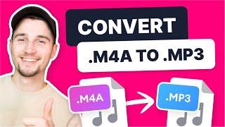 How to Convert M4A to MP3 | FREE Online Audio Converter