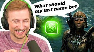 AI is the FUTURE of Gaming! My Sassy ChatGPT Skyrim Follower Helps Me Become Dragonborn [2]