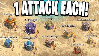 Can I Get a Perfect War with Only 1 Attack Per Account? - Clash of Clans