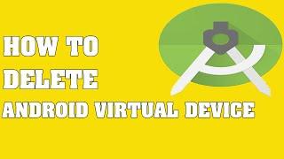 How to delete Android Virtual Device in Android Studio to free up disk space | Delete Emulators