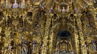 4K｜The heart shaking Gold Altar in SPAIN, Basílica de San Juan de Dios Gold Altar in GRANADA