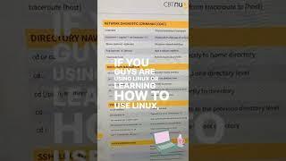 Free Linux Command Cheat Sheet #Shorts