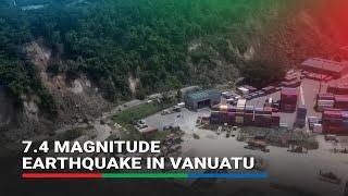 DRONE FOOTAGE: Landslides after 7.4 magnitude quake in Vanuatu | ABS-CBN News