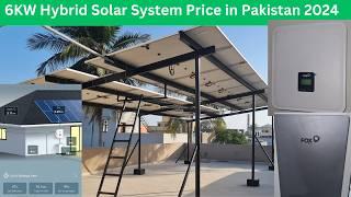 6KW Solar System Price in Pakistan | 6KW Hybrid Solar System | Ideal for 300-400 Units Consumption