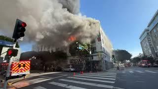 LAFD: Historic Downtown Los Angeles Building Destroyed by Fire | December 26, 2024