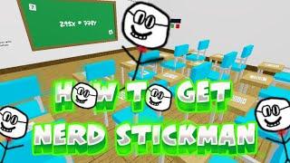 How to get Nerd Stickman | Roblox