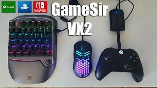 GameSir VX2 AimSwitch Gaming Keyboard and Mouse for PS4 / XBOX /Switch Unboxing and Setup