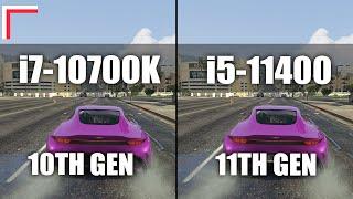 Intel Core i7-10700K vs Intel Core i5-11400 — Test in 10 Games! [1080p, 1440p]