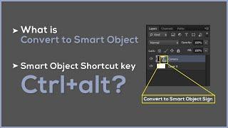 Adobe Photoshop Tips&Tricks |what is convert to smart object|Smart object Shortcut key|Anas Graphics