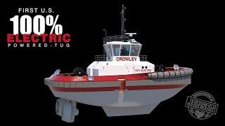 Crowley Will Build and Operate the First Fully Electric U.S. Tugboat