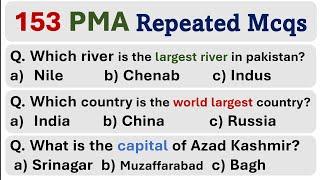 153 PMA LONG COURSE Most Repeated Academic Questions | PMA 153 Test Experience