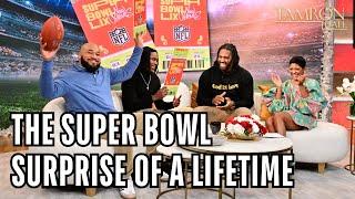 Mentor Transforming the Lives of Young Black Men Gets the Super Bowl Surprise of a Lifetime!