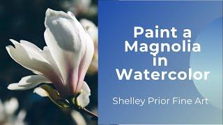 Watercolor Magnolia
