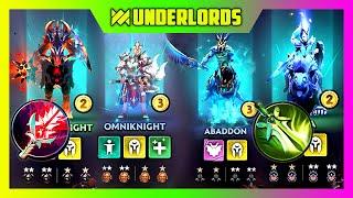 РЫЦАРИ ДЕРУТСЯ ДО КОНЦА! ТАКТИКА РЫЦАРИ ТРОЛЛИ DOTA UNDERLORDS