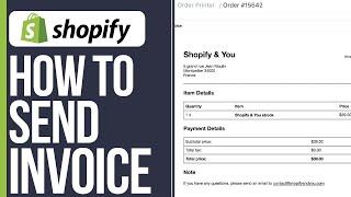 How to Send Invoices Using Shopify (2024)