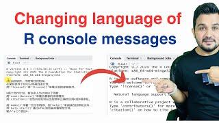 How to change language of messages in R console